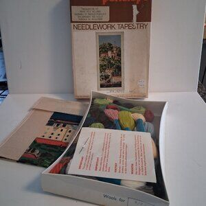 Vintage Penelope Needlework Kit Continental Design W/P 561 10 3/4 x 24"